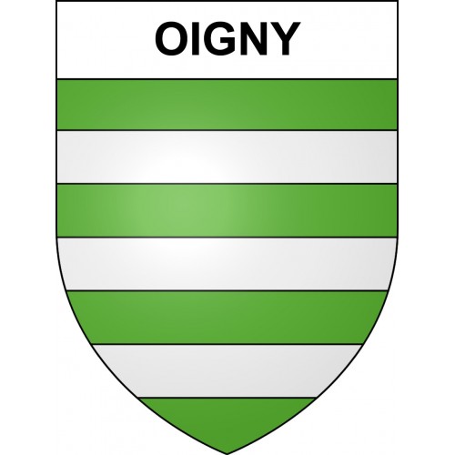 Adesivi stemma Oigny adesivo
