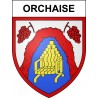 Stickers coat of arms Orchaise adhesive sticker