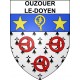Stickers coat of arms Ouzouer-le-Doyen adhesive sticker