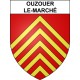 Ouzouer-le-Marché 41 ville sticker blason écusson autocollant adhésif