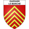 Ouzouer-le-Marché 41 ville sticker blason écusson autocollant adhésif