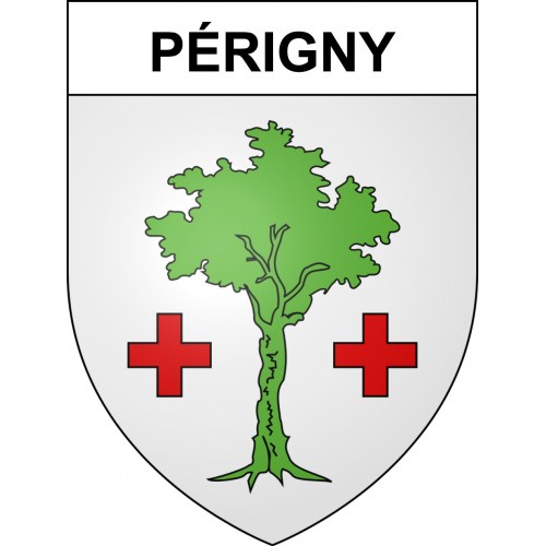 Périgny 41 ville sticker blason écusson autocollant adhésif