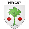 Pegatinas escudo de armas de Périgny adhesivo de la etiqueta engomada