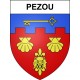 Pezou 41 ville sticker blason écusson autocollant adhésif