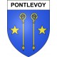 Pontlevoy 41 ville sticker blason écusson autocollant adhésif