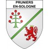 Adesivi stemma Pruniers-en-Sologne adesivo