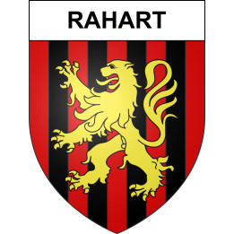 Rahart Sticker wappen, gelsenkirchen, augsburg, klebender aufkleber