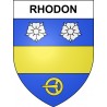 Adesivi stemma Rhodon adesivo