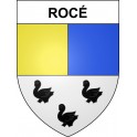 Rocé Sticker wappen, gelsenkirchen, augsburg, klebender aufkleber
