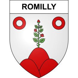 Stickers coat of arms Romilly adhesive sticker