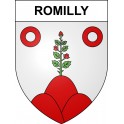 Romilly Sticker wappen, gelsenkirchen, augsburg, klebender aufkleber