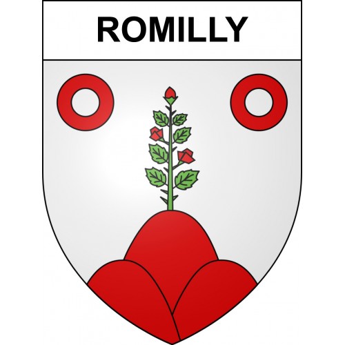 Romilly 41 ville sticker blason écusson autocollant adhésif