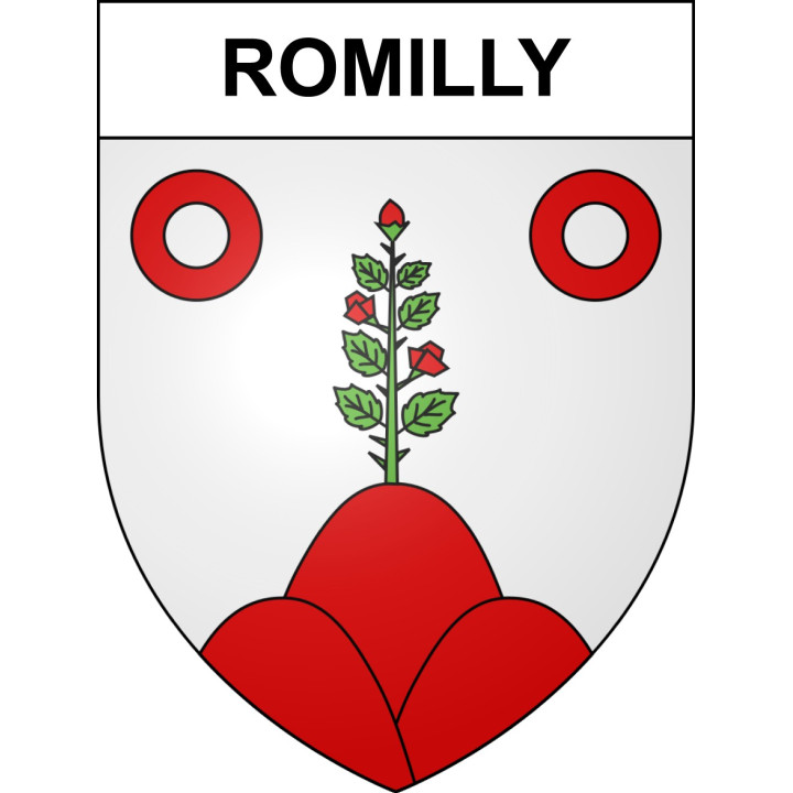 Romilly Sticker wappen, gelsenkirchen, augsburg, klebender aufkleber