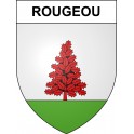Rougeou 41 ville sticker blason écusson autocollant adhésif