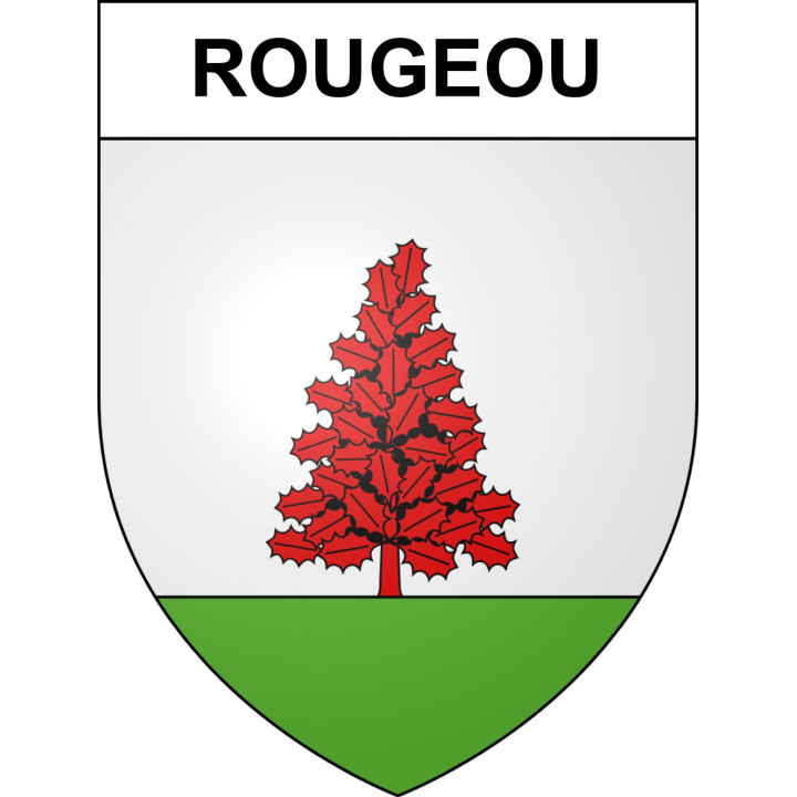 Rougeou Sticker wappen, gelsenkirchen, augsburg, klebender aufkleber