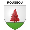 Rougeou 41 ville sticker blason écusson autocollant adhésif