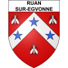 Stickers coat of arms Ruan-sur-Egvonne adhesive sticker