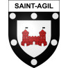 Stickers coat of arms Saint-Agil adhesive sticker