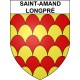 Pegatinas escudo de armas de Saint-Amand-Longpré adhesivo de la etiqueta engomada