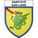 Saint-Dyé-sur-Loire 41 ville sticker blason écusson autocollant adhésif