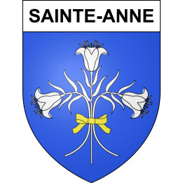 Stickers coat of arms Sainte-Anne adhesive sticker