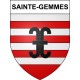 Sainte-Gemmes 41 ville sticker blason écusson autocollant adhésif