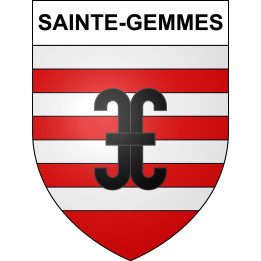 Stickers coat of arms Sainte-Gemmes adhesive sticker