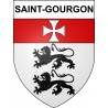 Saint-Gourgon 41 ville sticker blason écusson autocollant adhésif