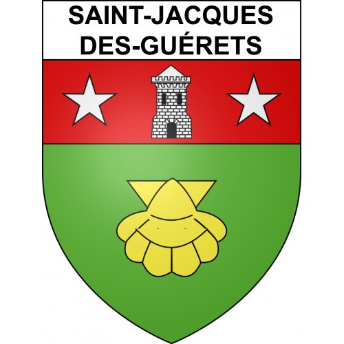 Adesivi stemma Saint-Jacques-des-Guérets adesivo