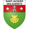 Saint-Jacques-des-Guérets 41 ville sticker blason écusson autocollant adhésif
