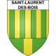 Stickers coat of arms Saint-Laurent-des-Bois adhesive sticker