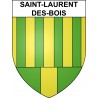 Adesivi stemma Saint-Laurent-des-Bois adesivo
