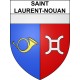Stickers coat of arms Saint-Laurent-Nouan adhesive sticker