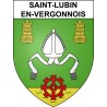 Saint-Lubin-en-Vergonnois Sticker wappen, gelsenkirchen, augsburg, klebender aufkleber
