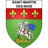 Stickers coat of arms Saint-Martin-des-Bois adhesive sticker