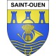 Pegatinas escudo de armas de Saint-Ouen adhesivo de la etiqueta engomada