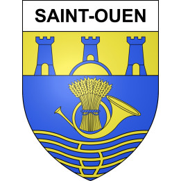 Stickers coat of arms Saint-Ouen adhesive sticker