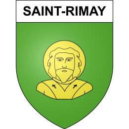 Saint-Rimay Sticker wappen, gelsenkirchen, augsburg, klebender aufkleber