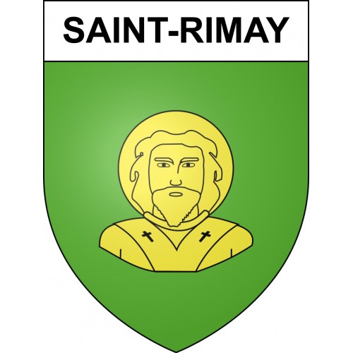 Stickers coat of arms Saint-Rimay adhesive sticker