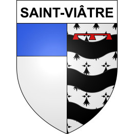 Saint-Viâtre Sticker wappen, gelsenkirchen, augsburg, klebender aufkleber
