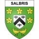 Stickers coat of arms Salbris adhesive sticker