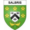 Salbris 41 ville sticker blason écusson autocollant adhésif