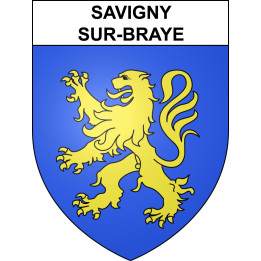Stickers coat of arms Savigny-sur-Braye adhesive sticker