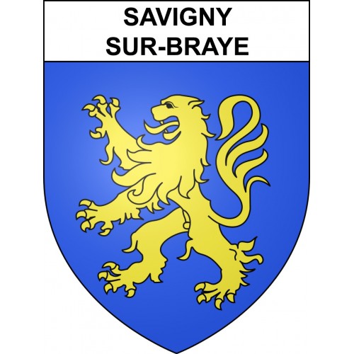 Savigny-sur-Braye 41 ville sticker blason écusson autocollant adhésif