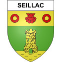 Stickers coat of arms Seillac adhesive sticker