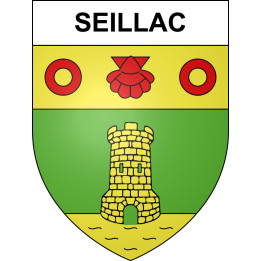 Seillac Sticker wappen, gelsenkirchen, augsburg, klebender aufkleber