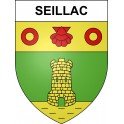 Adesivi stemma Seillac adesivo