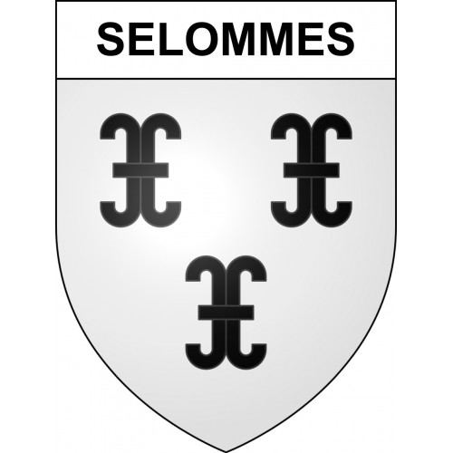 Adesivi stemma Selommes adesivo