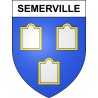 Semerville 41 ville sticker blason écusson autocollant adhésif