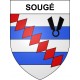 Stickers coat of arms Sougé adhesive sticker